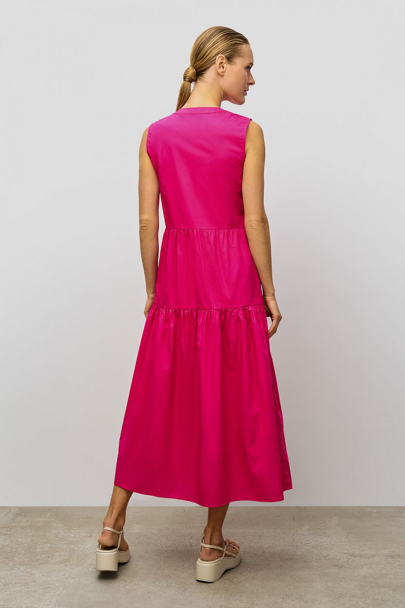 Платье (арт. baon B4523023), размер M, цвет розовый Платье (арт. baon B4523023) - фото 3