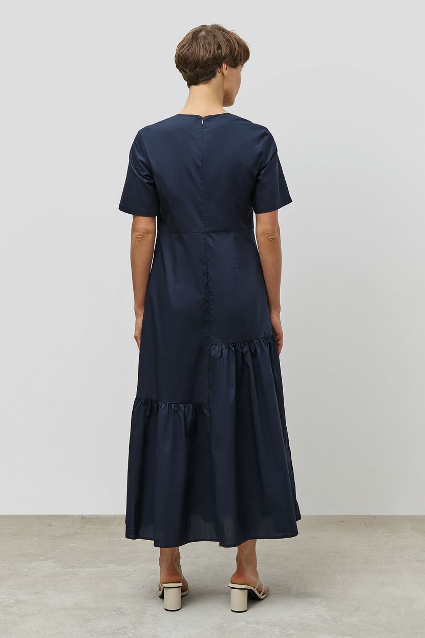 Платье (арт. baon B4523024), размер XL, цвет синий Платье (арт. baon B4523024) - фото 4