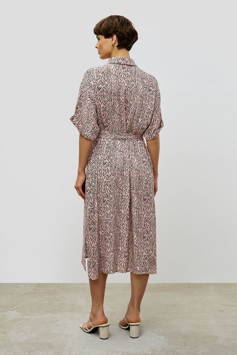 Платье (арт. baon B4523055), размер M, цвет розовый Платье (арт. baon B4523055) - фото 4
