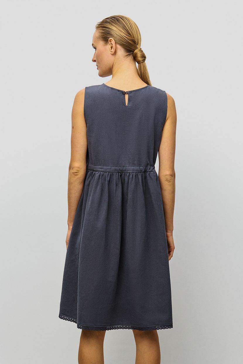 Платье (арт. baon B4523067), размер XL, цвет серый Платье (арт. baon B4523067) - фото 4