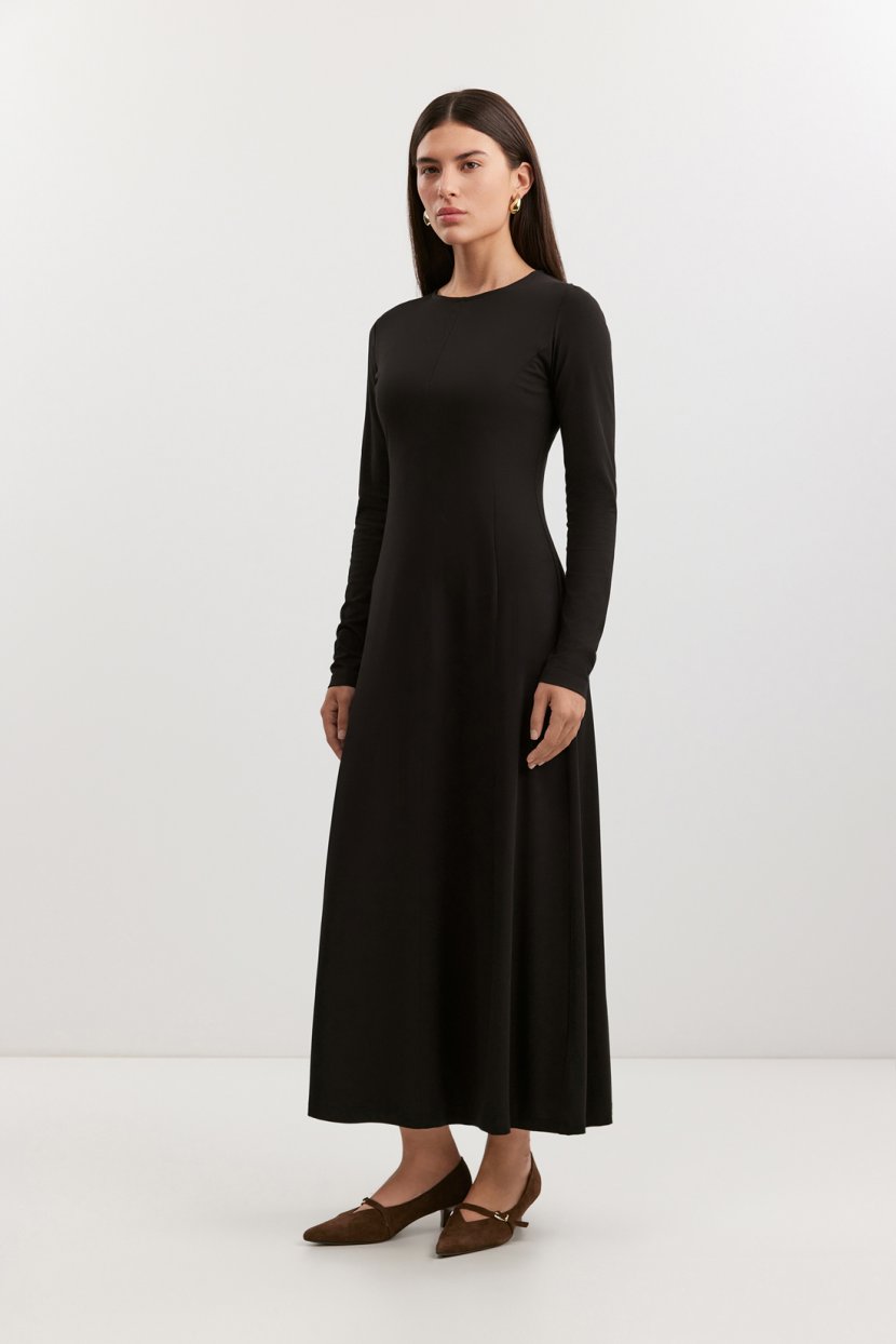 Платье из смесовой пряжи 5599₽