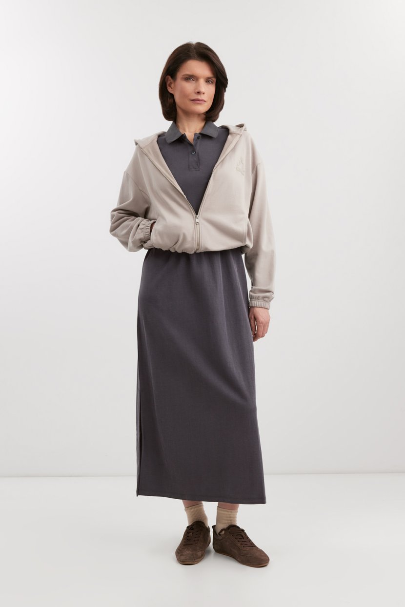 Платье-поло из вискозного пике 7699₽