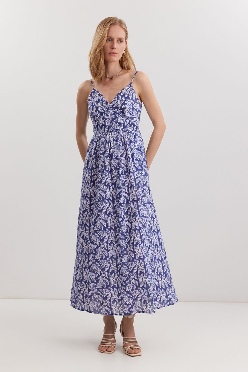 Сарафан из 100 хлопка L BALTIC BLUE PRINTED 4366₽