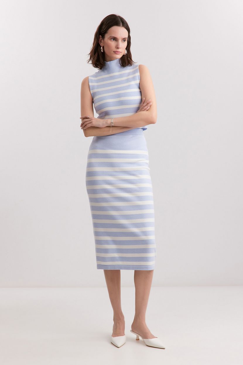 Юбка из смесовой пряжи с вискозой L CLEAR SKY STRIPED 2799₽