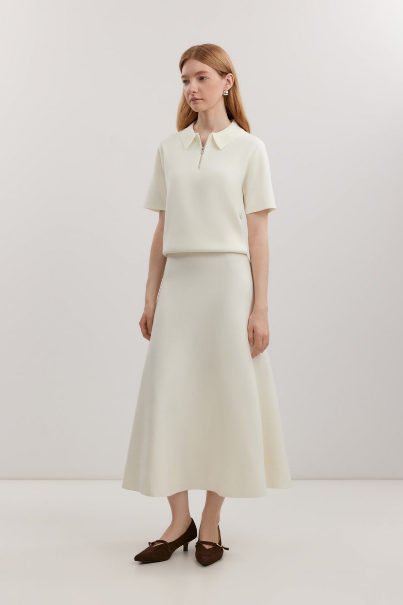 Юбка с содержанием шерсти