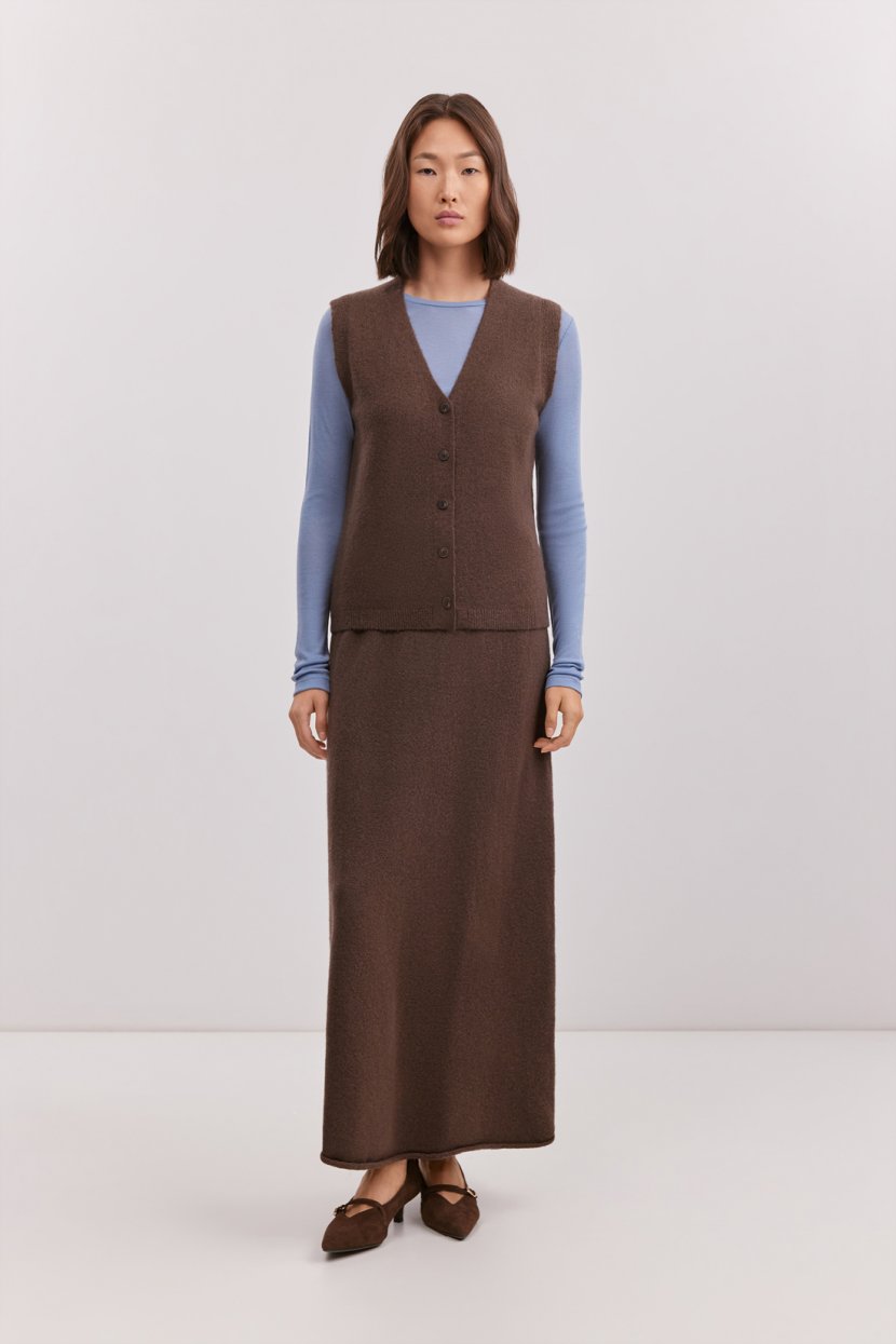 Юбка с добавлением шерсти яка и мериноса 5599₽