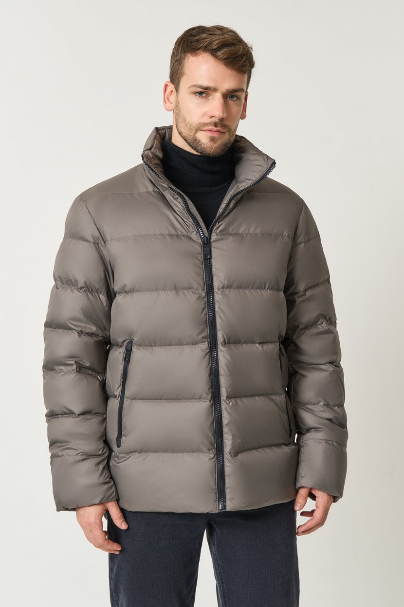 Короткий пуховик с пропитками 19999₽