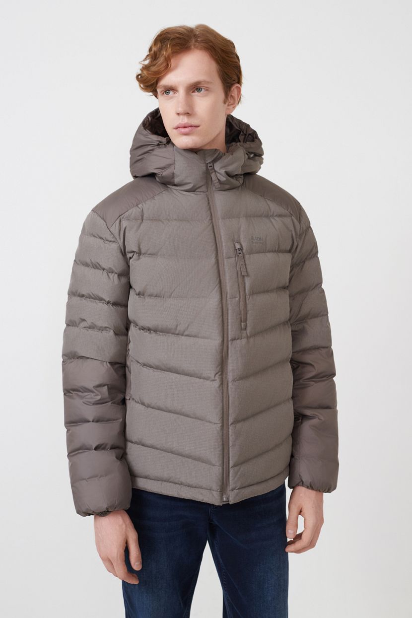 Пуховик M COLD PERCH CHECKED-WOOD 18199₽