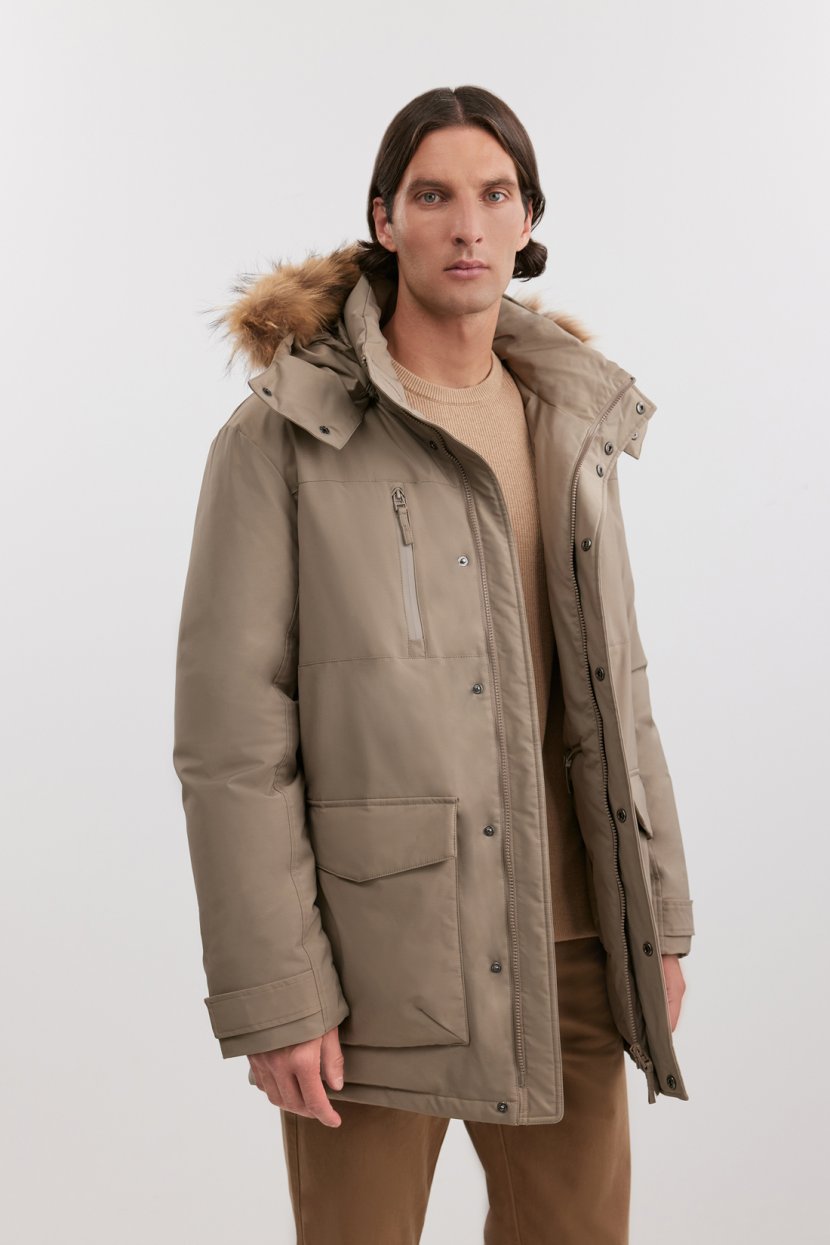 Пуховик с капюшоном 36799₽