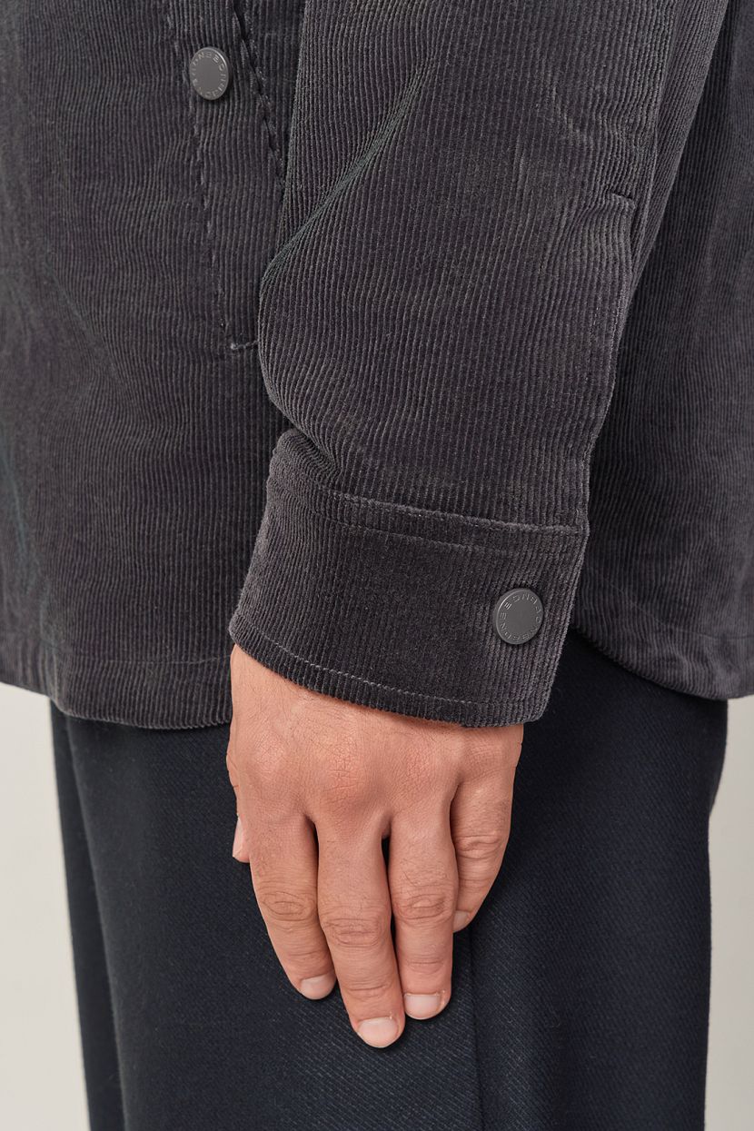 Куртка из вельвета (арт. baon B5323516), размер L, цвет серый Куртка из вельвета (арт. baon B5323516) - фото 7