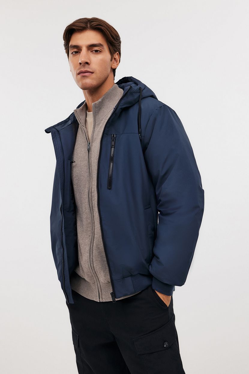 Утепленная куртка с капюшоном 7799₽