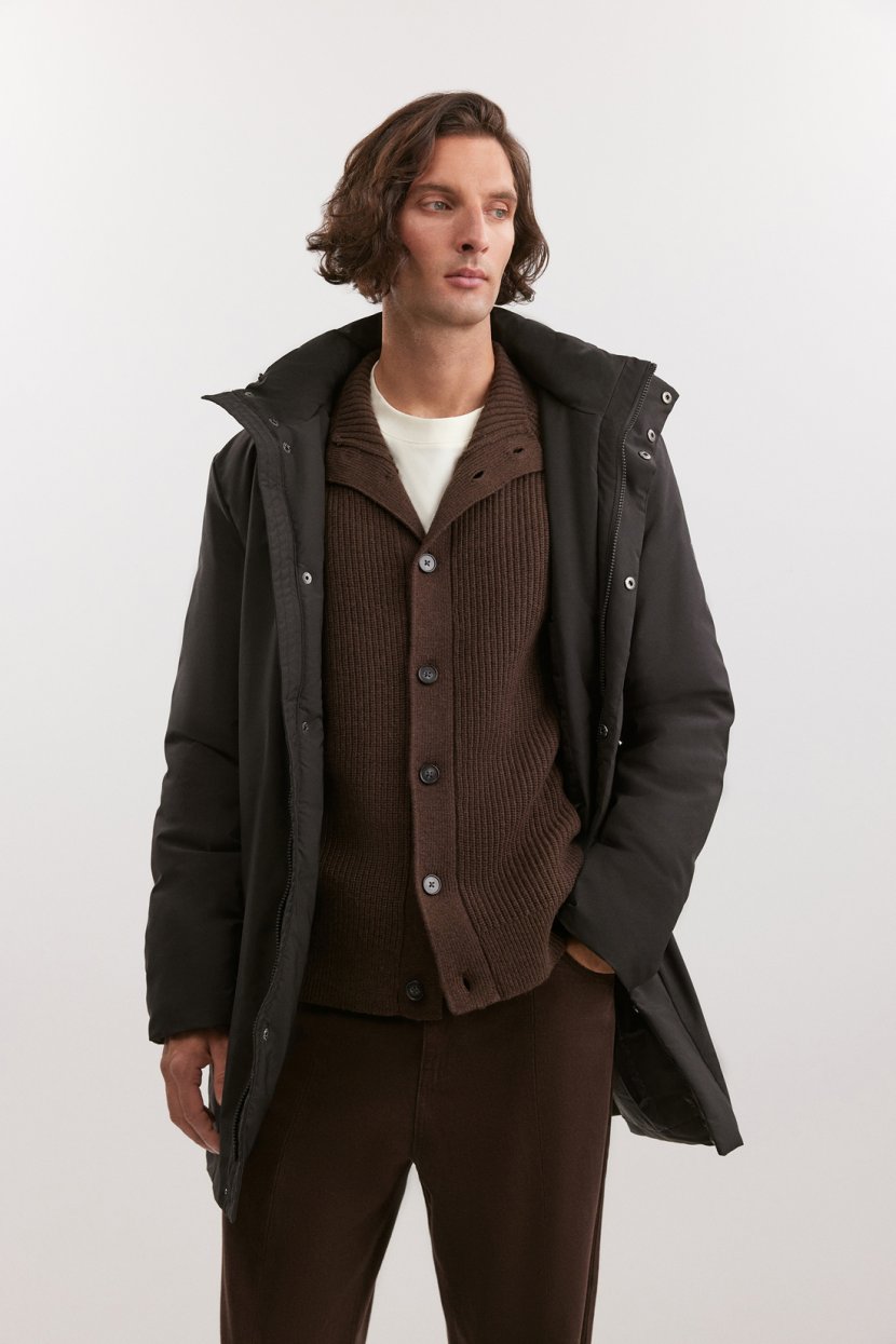 Удлиненная куртка Итуруп с капюшоном 11199₽