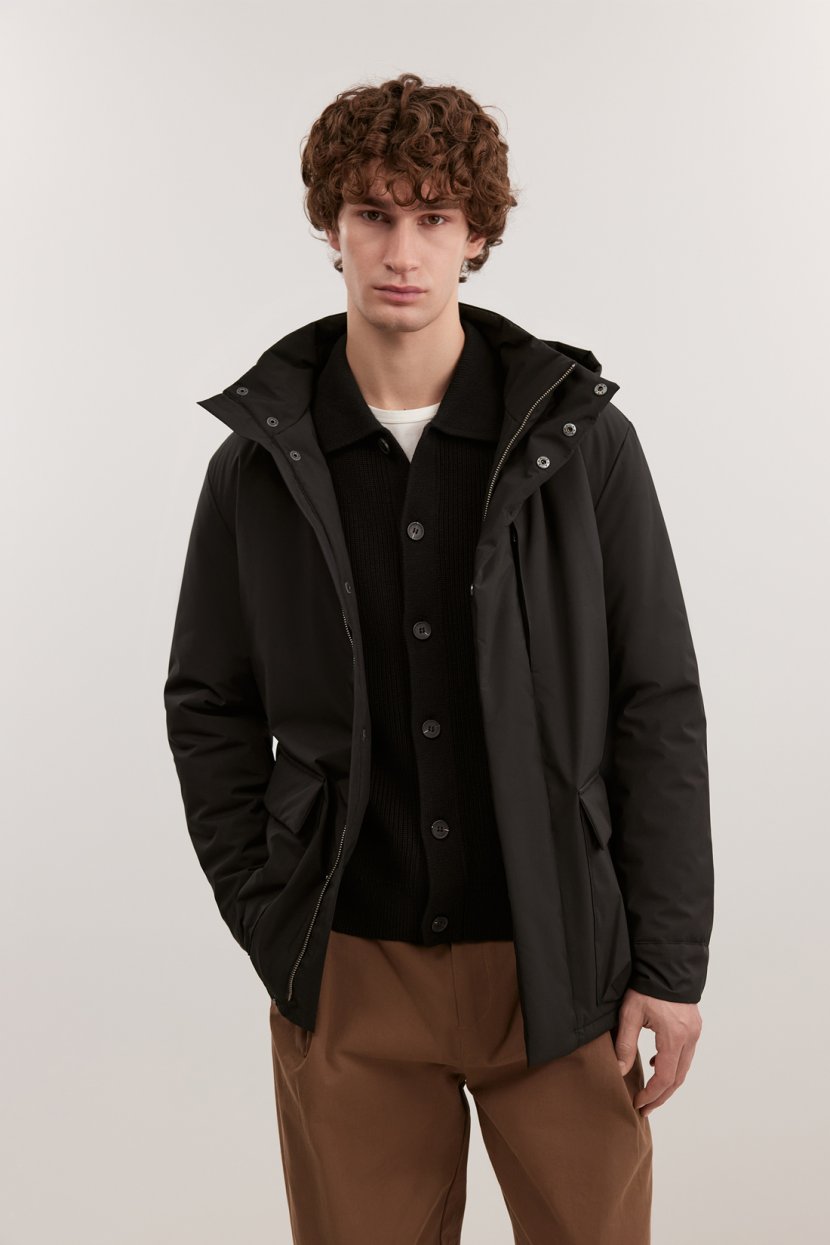 Утепленная куртка с капюшоном 18699₽