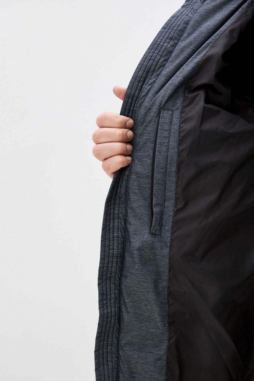 Куртка (Эко пух) (арт. baon B541503), размер XL, цвет marengo melange#ebeeed Куртка (Эко пух) (арт. baon B541503) - фото 4