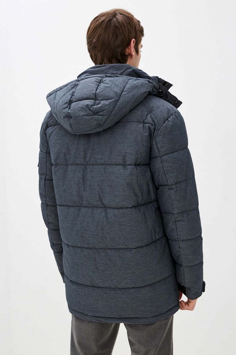 Куртка (Эко пух) (арт. baon B541503), размер XL, цвет marengo melange#ebeeed Куртка (Эко пух) (арт. baon B541503) - фото 2