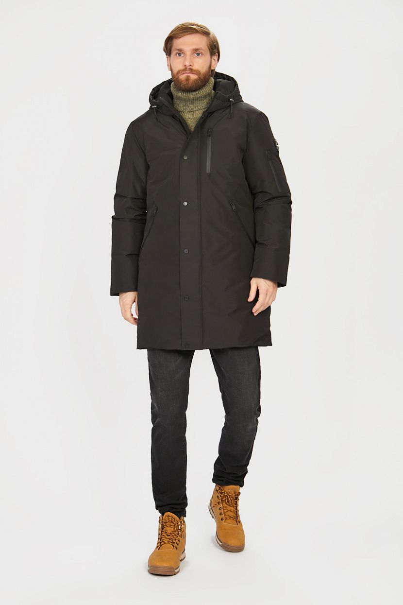 Куртка (Эко пух) (арт. baon B541510), размер 3XL, цвет черный Куртка (Эко пух) (арт. baon B541510) - фото 3