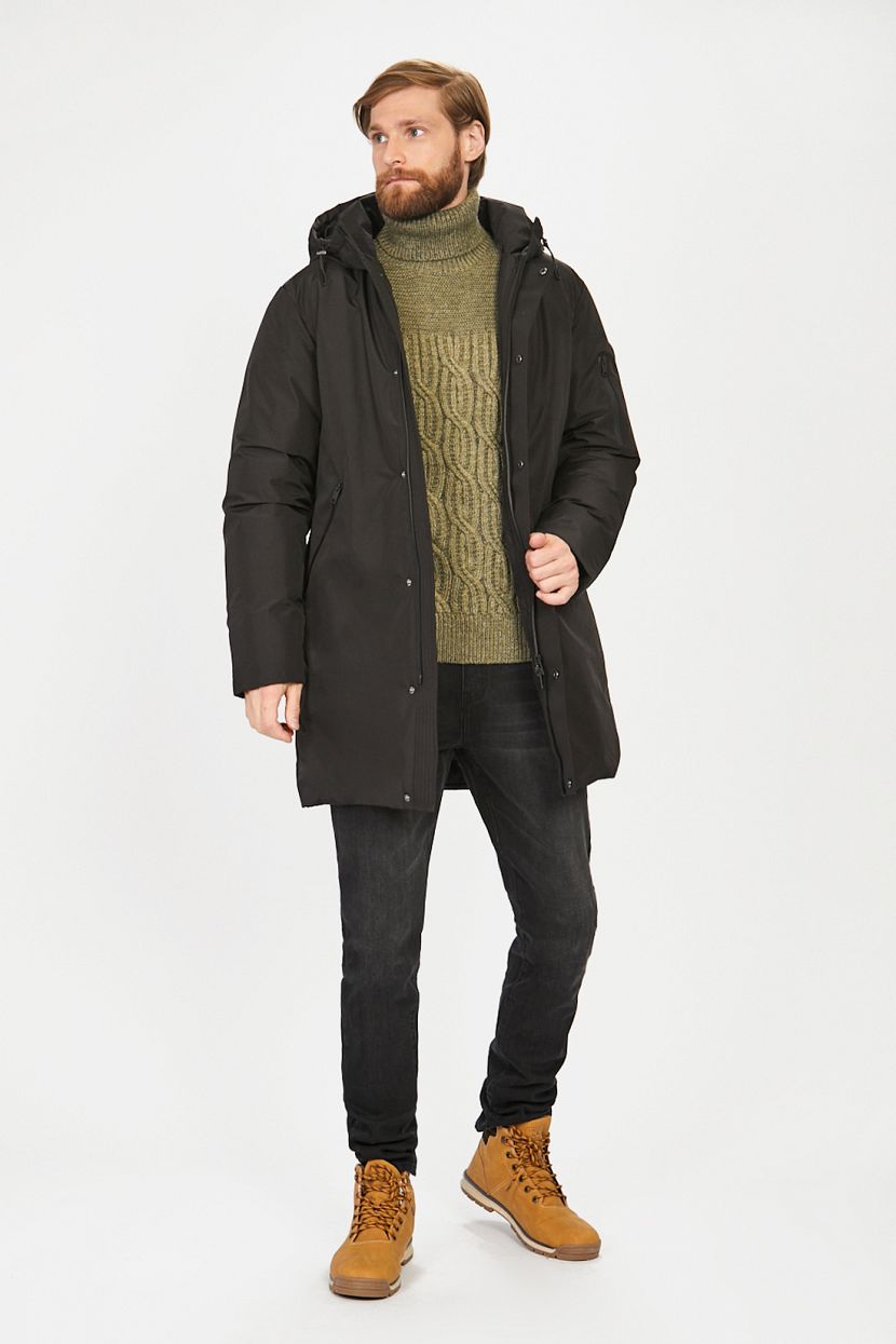 Куртка (Эко пух) (арт. baon B541510), размер 3XL, цвет черный Куртка (Эко пух) (арт. baon B541510) - фото 4