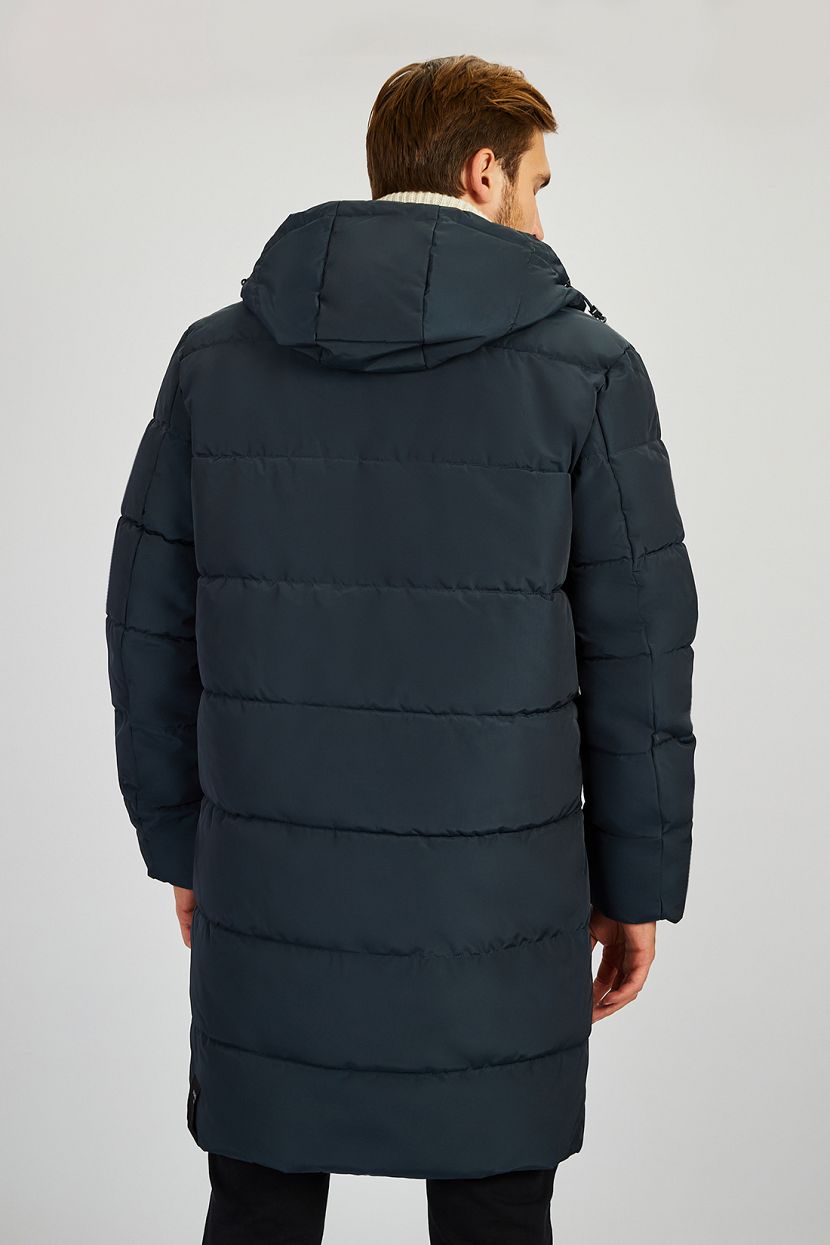 Куртка (Эко пух) (арт. baon B541524), размер L, цвет синий Куртка (Эко пух) (арт. baon B541524) - фото 3