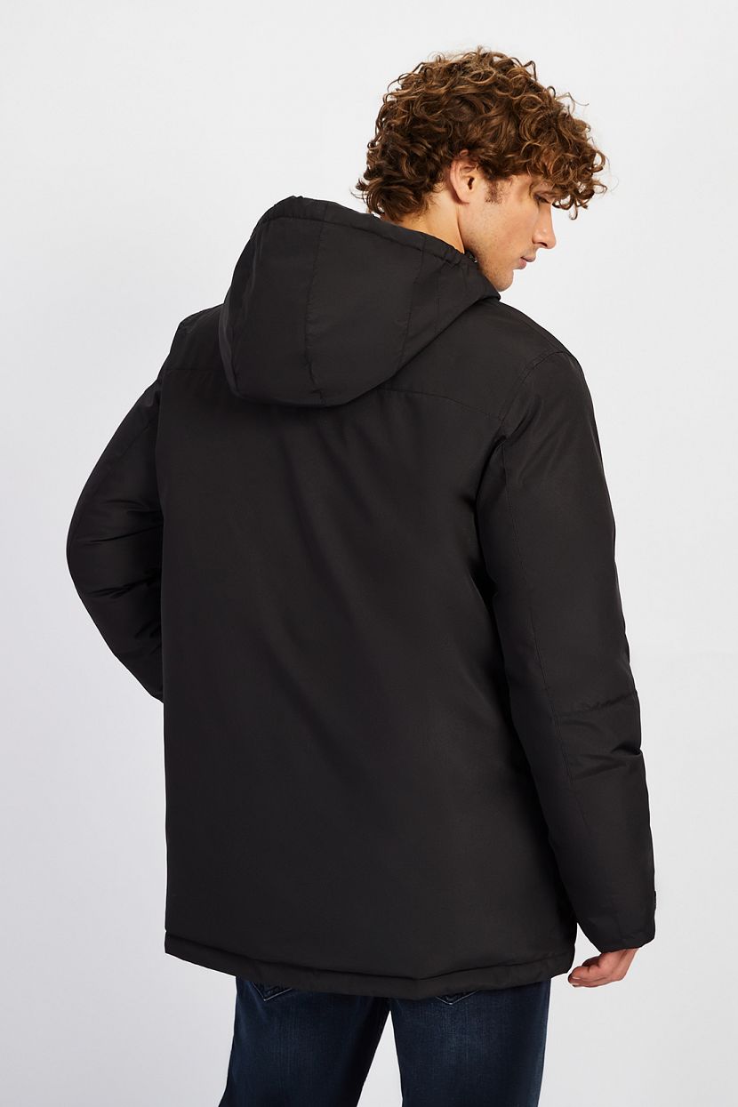 Куртка (Эко пух) (арт. baon B5422502), размер S, цвет черный Куртка (Эко пух) (арт. baon B5422502) - фото 3