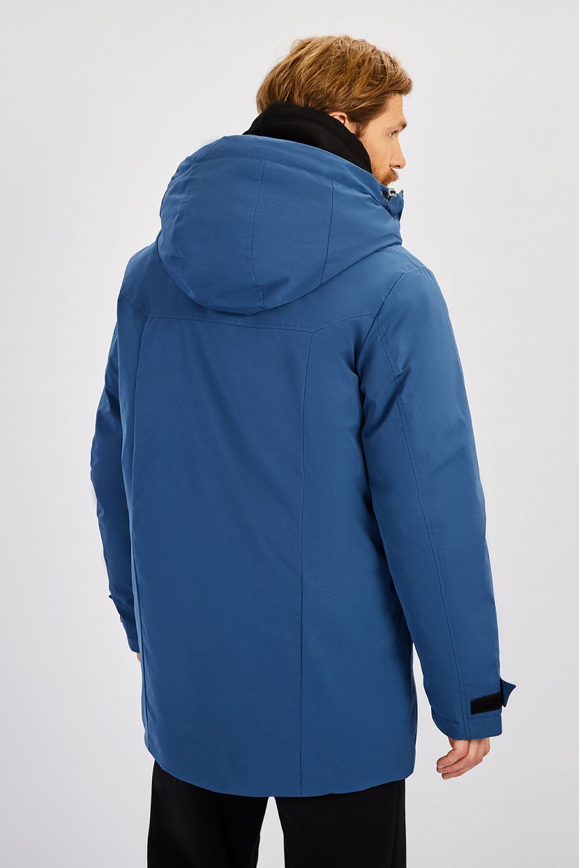 Куртка (Эко пух) (арт. baon B5422504), размер L, цвет синий Куртка (Эко пух) (арт. baon B5422504) - фото 3