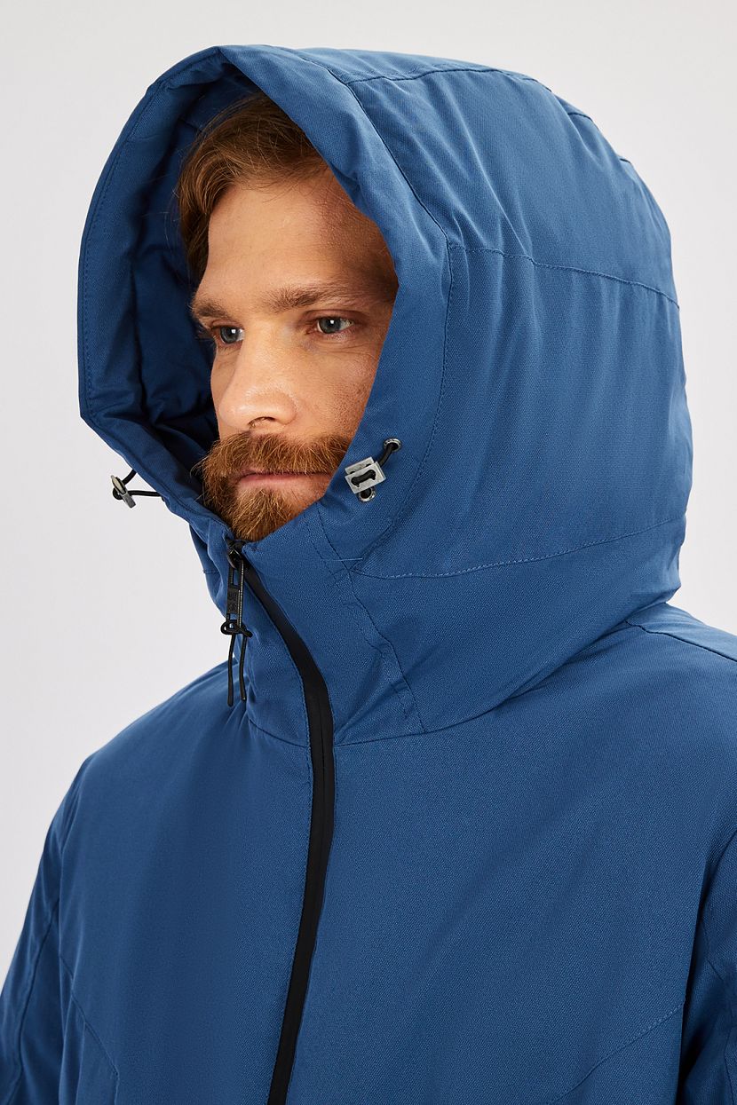 Куртка (Эко пух) (арт. baon B5422504), размер L, цвет синий Куртка (Эко пух) (арт. baon B5422504) - фото 5