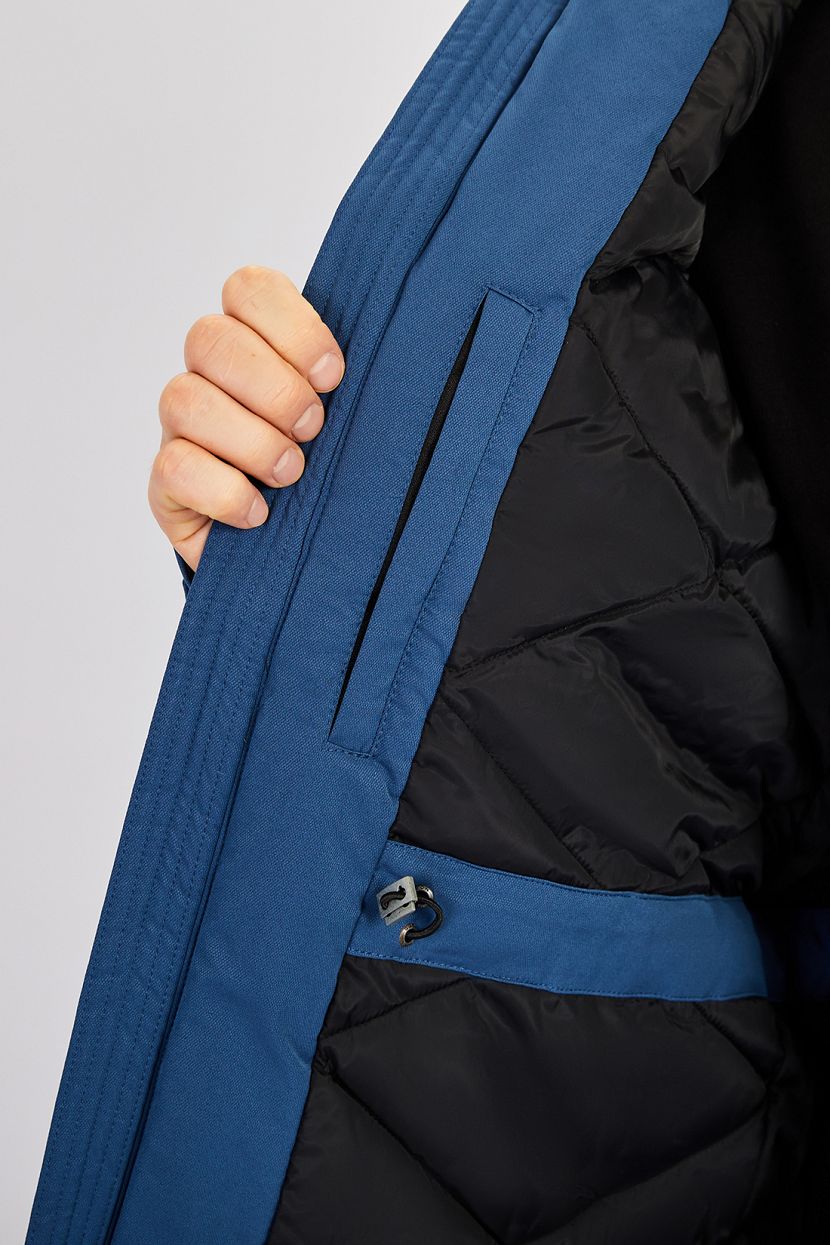 Куртка (Эко пух) (арт. baon B5422504), размер L, цвет синий Куртка (Эко пух) (арт. baon B5422504) - фото 6
