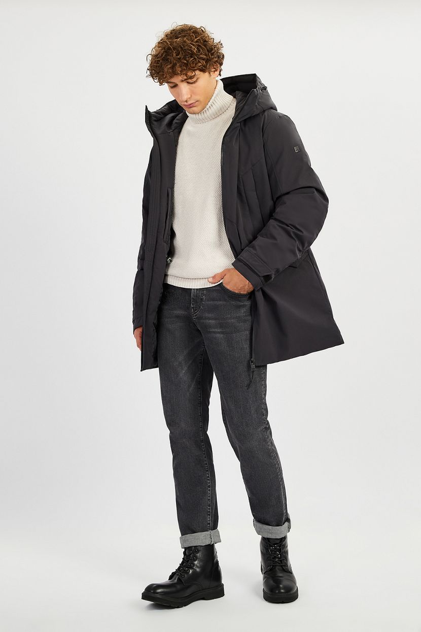 Куртка, XXL, черный новинка зима 2021 мужской пуховик с капюшоном молодежная повседневная мужская куртка теплый пуховик мужская зимняя модель осеннее пальто