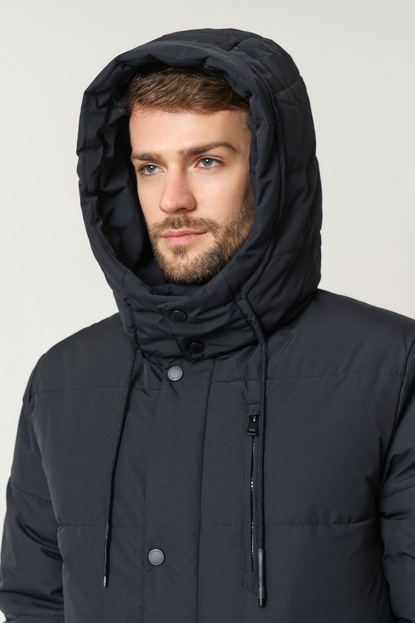 Куртка (Эко пух) (арт. baon B5422510), размер L, цвет черный Куртка (Эко пух) (арт. baon B5422510) - фото 4