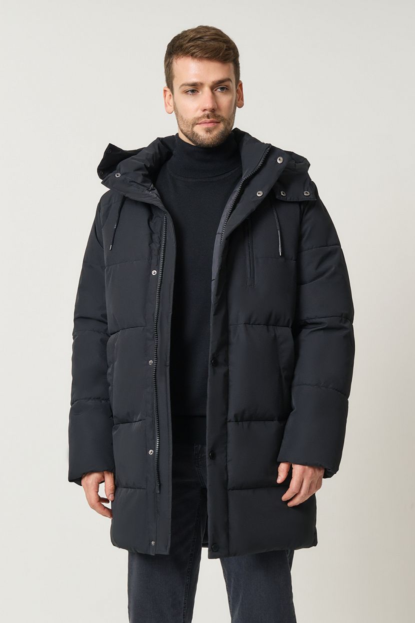Куртка (Эко пух) (арт. baon B5422510), размер L, цвет черный Куртка (Эко пух) (арт. baon B5422510) - фото 5