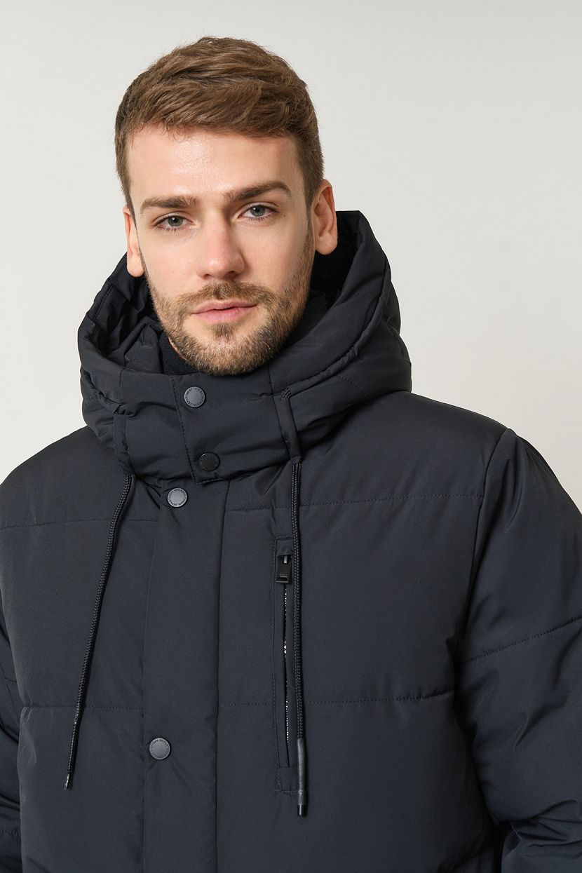 Куртка (Эко пух) (арт. baon B5422510), размер L, цвет черный Куртка (Эко пух) (арт. baon B5422510) - фото 6