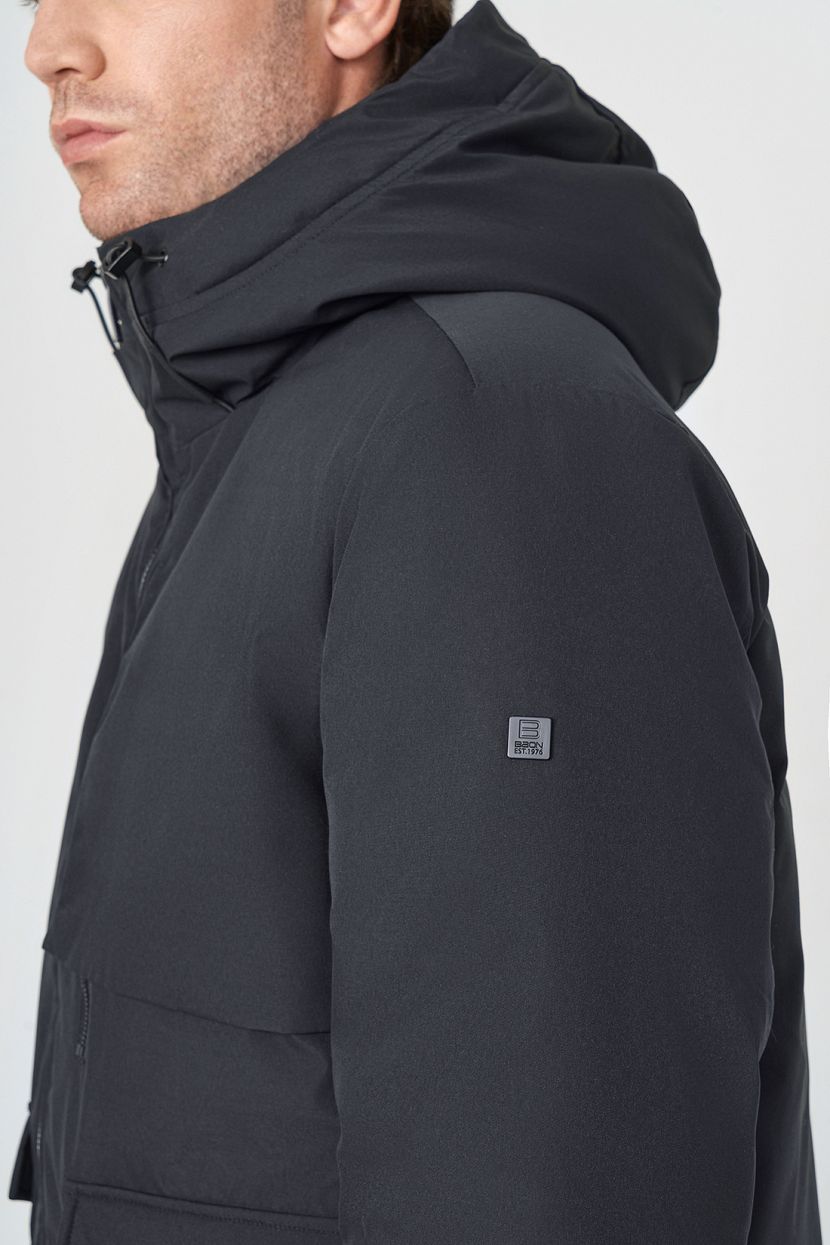 Куртка (Эко пух) (арт. baon B5422511), размер 3XL, цвет черный Куртка (Эко пух) (арт. baon B5422511) - фото 6