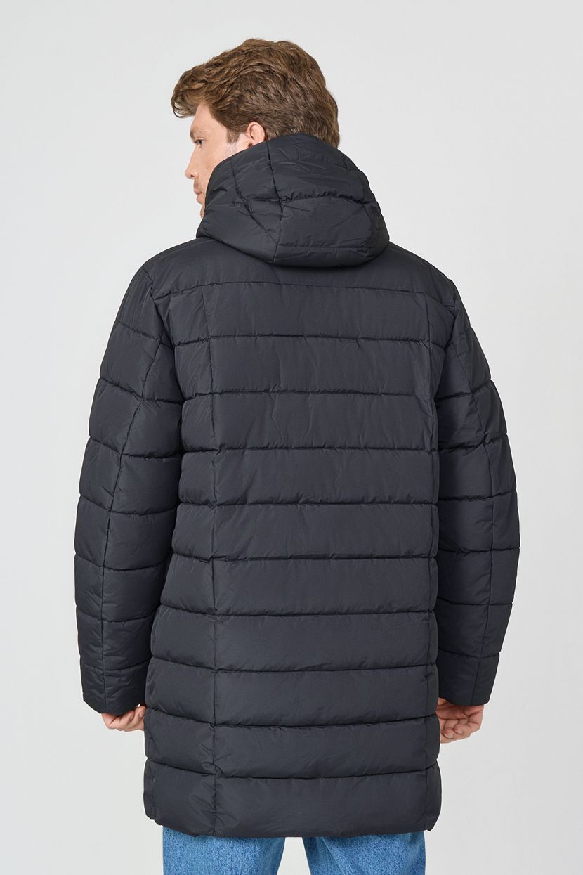 Куртка (Эко пух) (арт. baon B5422512), размер M, цвет черный Куртка (Эко пух) (арт. baon B5422512) - фото 3