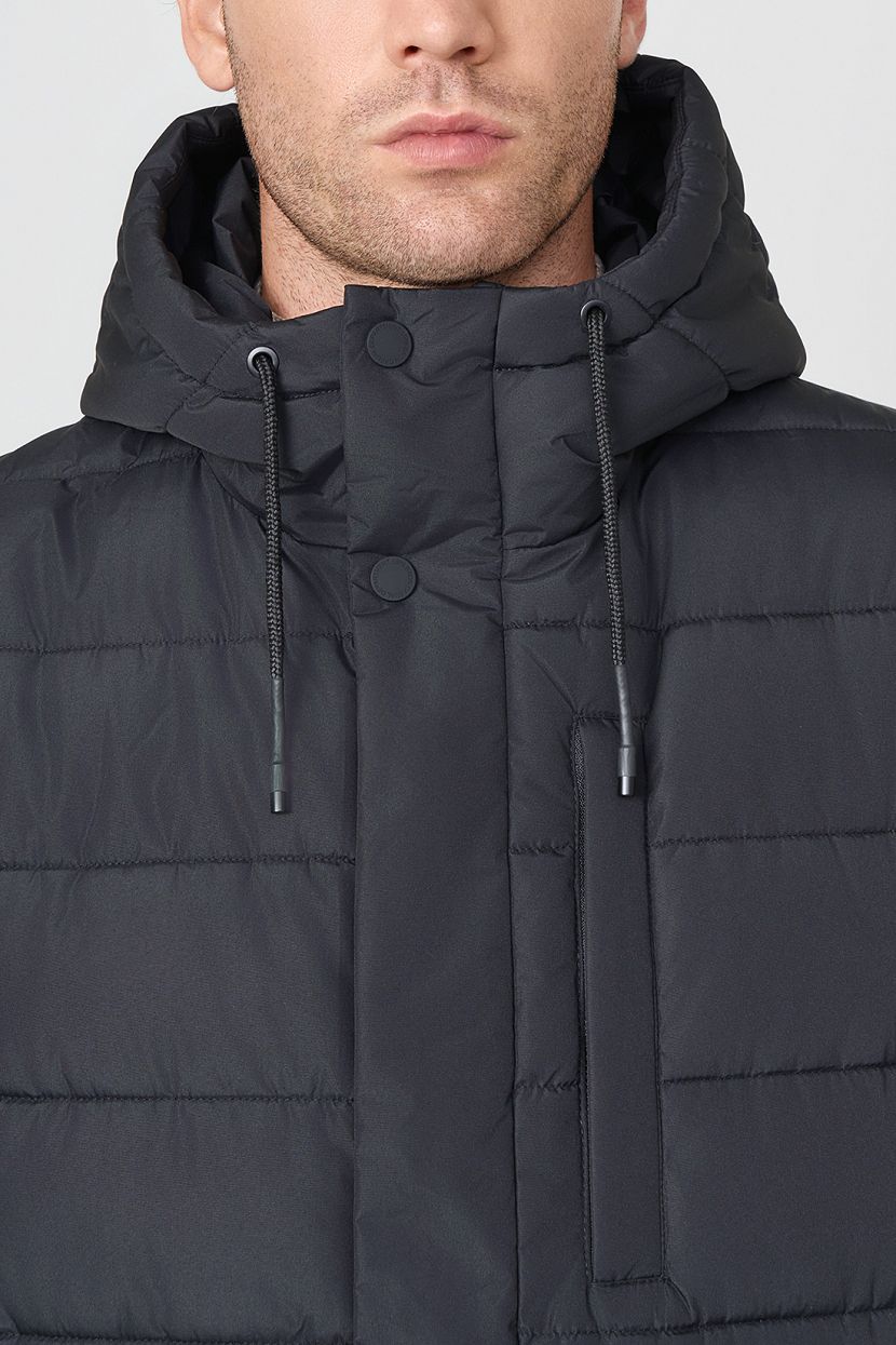 Куртка (Эко пух) (арт. baon B5422512), размер M, цвет черный Куртка (Эко пух) (арт. baon B5422512) - фото 6