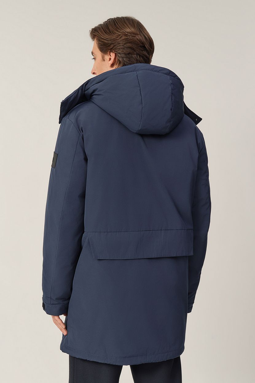 Куртка (Эко пух) (арт. baon B5423504), размер S, цвет синий Куртка (Эко пух) (арт. baon B5423504) - фото 3