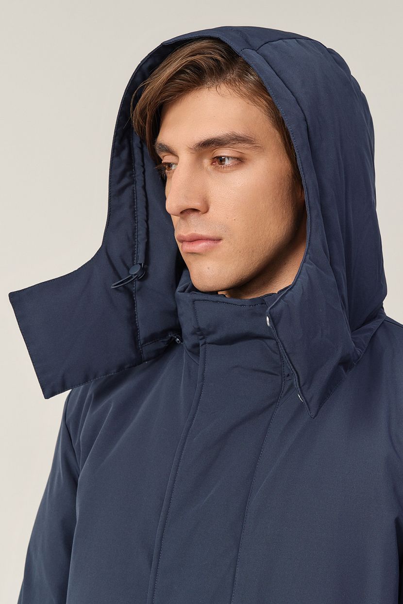 Куртка (Эко пух) (арт. baon B5423504), размер S, цвет синий Куртка (Эко пух) (арт. baon B5423504) - фото 6