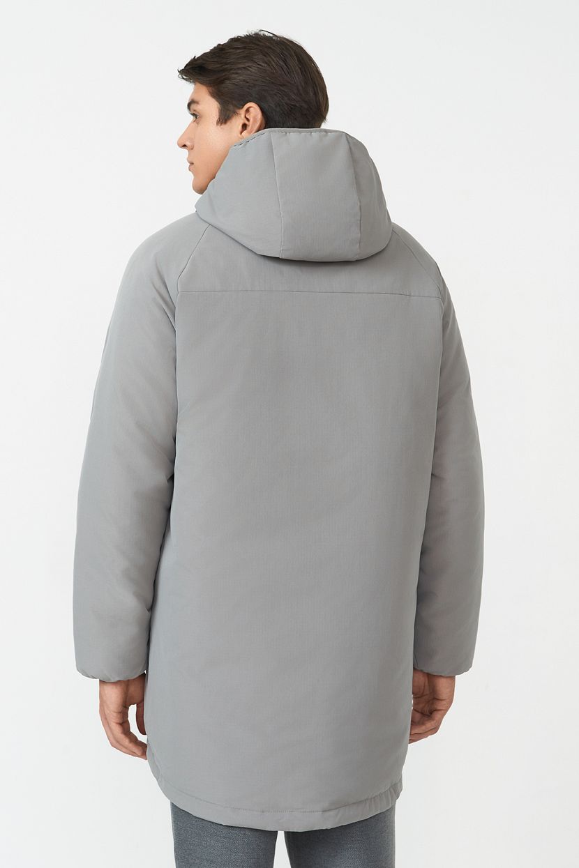 Куртка (Эко пух) (арт. baon B5423505), размер M, цвет серый Куртка (Эко пух) (арт. baon B5423505) - фото 3