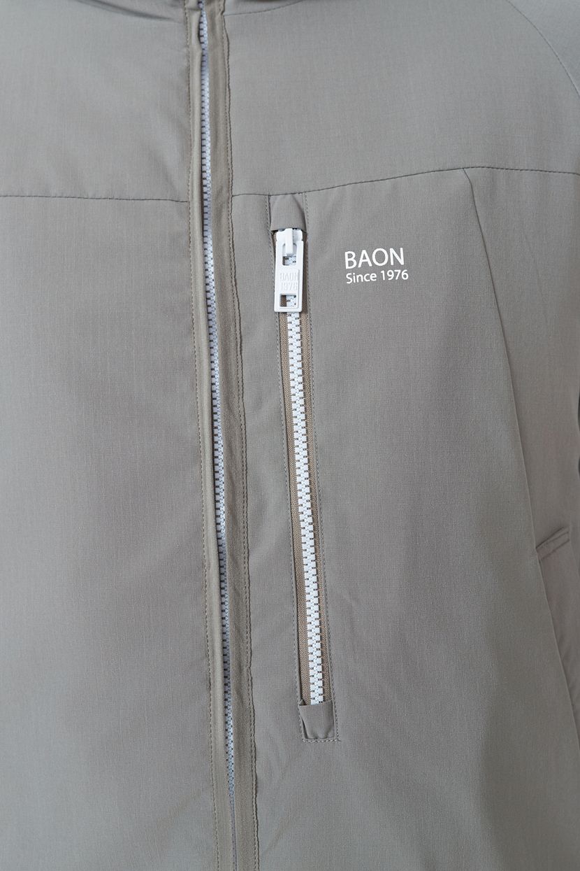 Куртка (Эко пух) (арт. baon B5423505), размер M, цвет серый Куртка (Эко пух) (арт. baon B5423505) - фото 7