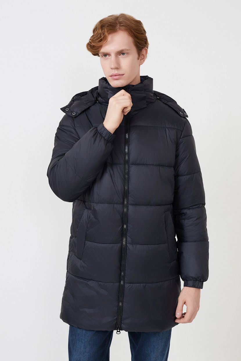 Куртка (Экопух) (арт. baon B5423507), размер S, цвет черный