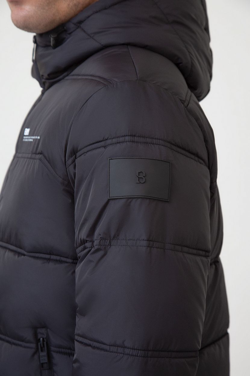 Двухцветная куртка с экопухом (арт. baon B5423512), размер S Двухцветная куртка с экопухом (арт. baon B5423512) - фото 5