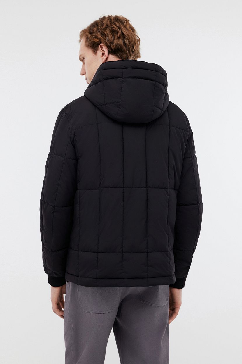 Двухсторонняя куртка с капюшоном на молнии (арт. BAON B5424004), размер 3XL, цвет stormy weather-black Двухсторонняя куртка с капюшоном на молнии (арт. BAON B5424004) - фото 7
