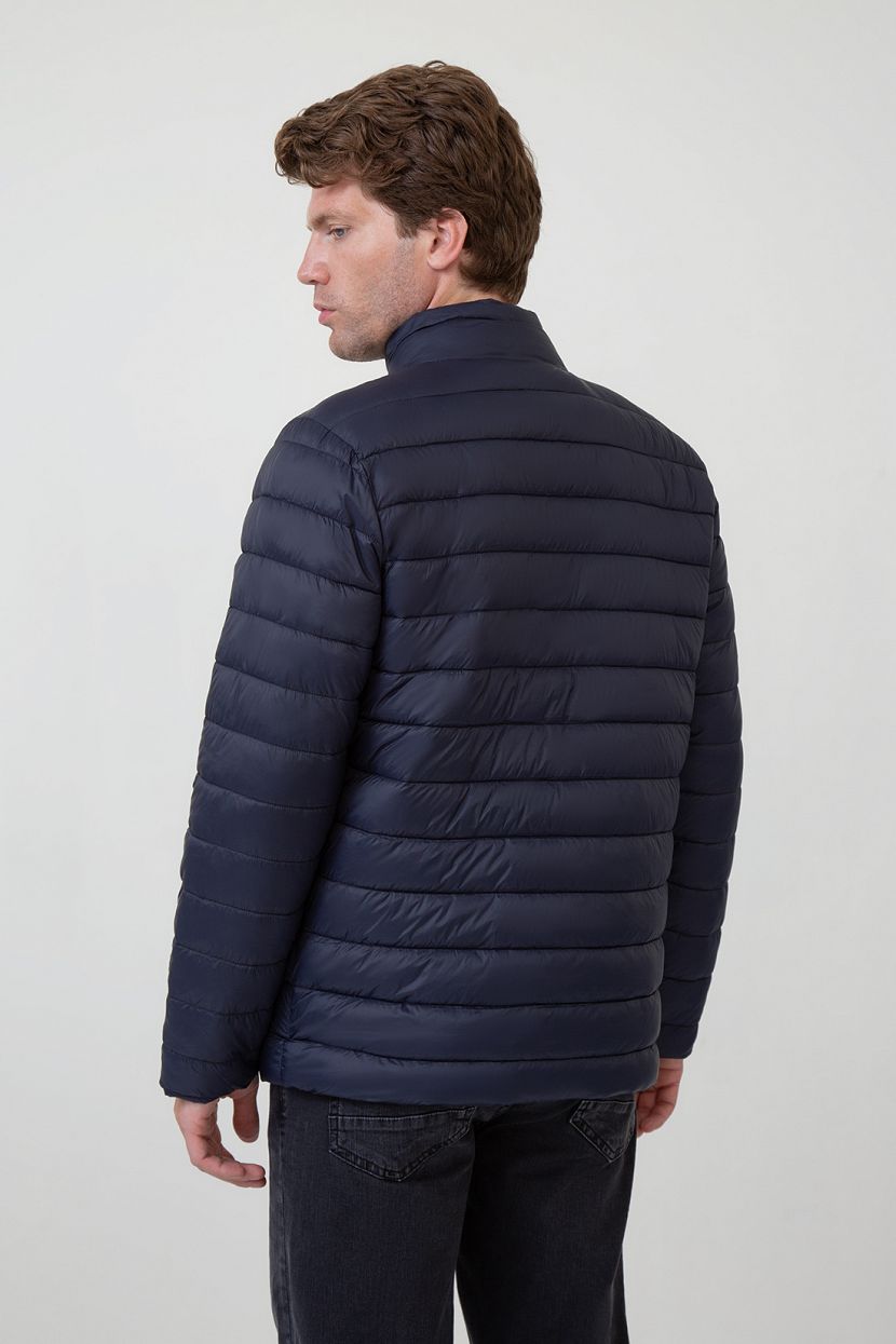 Куртка с горизонтальной стёжкой (арт. BAON B5424005), размер S, цвет синий Куртка с горизонтальной стёжкой (арт. BAON B5424005) - фото 3