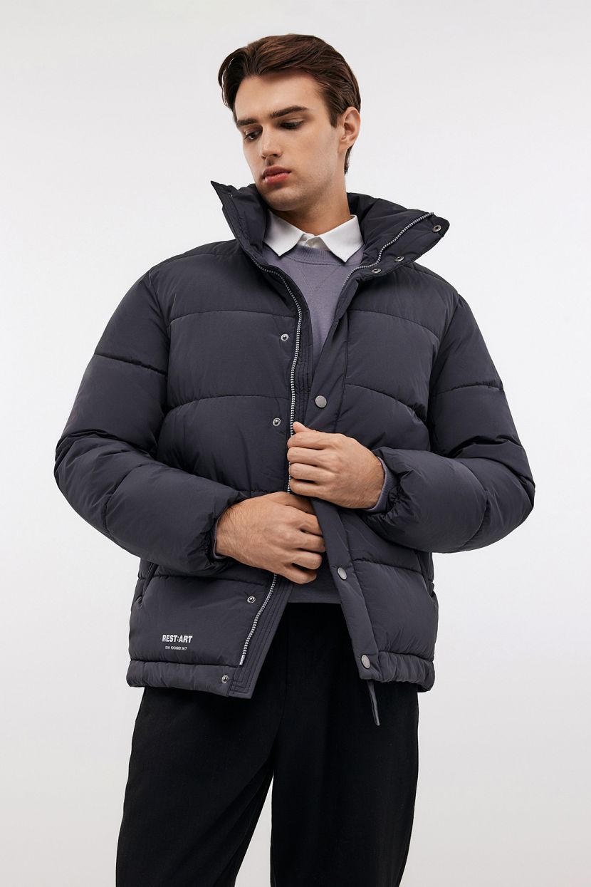 Утепленная куртка из экопуха S черный 8499₽