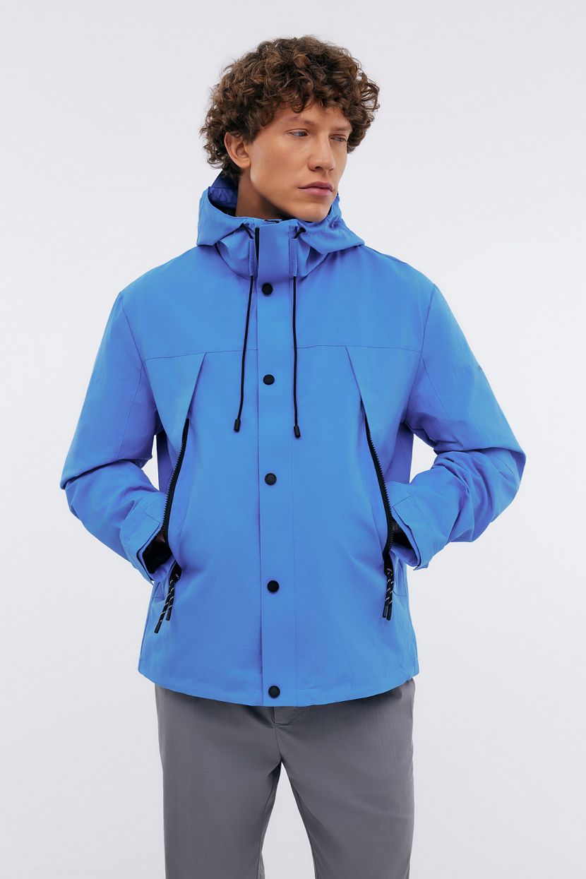 Ветровка-куртка мужская непромокаемая, XXL, синий