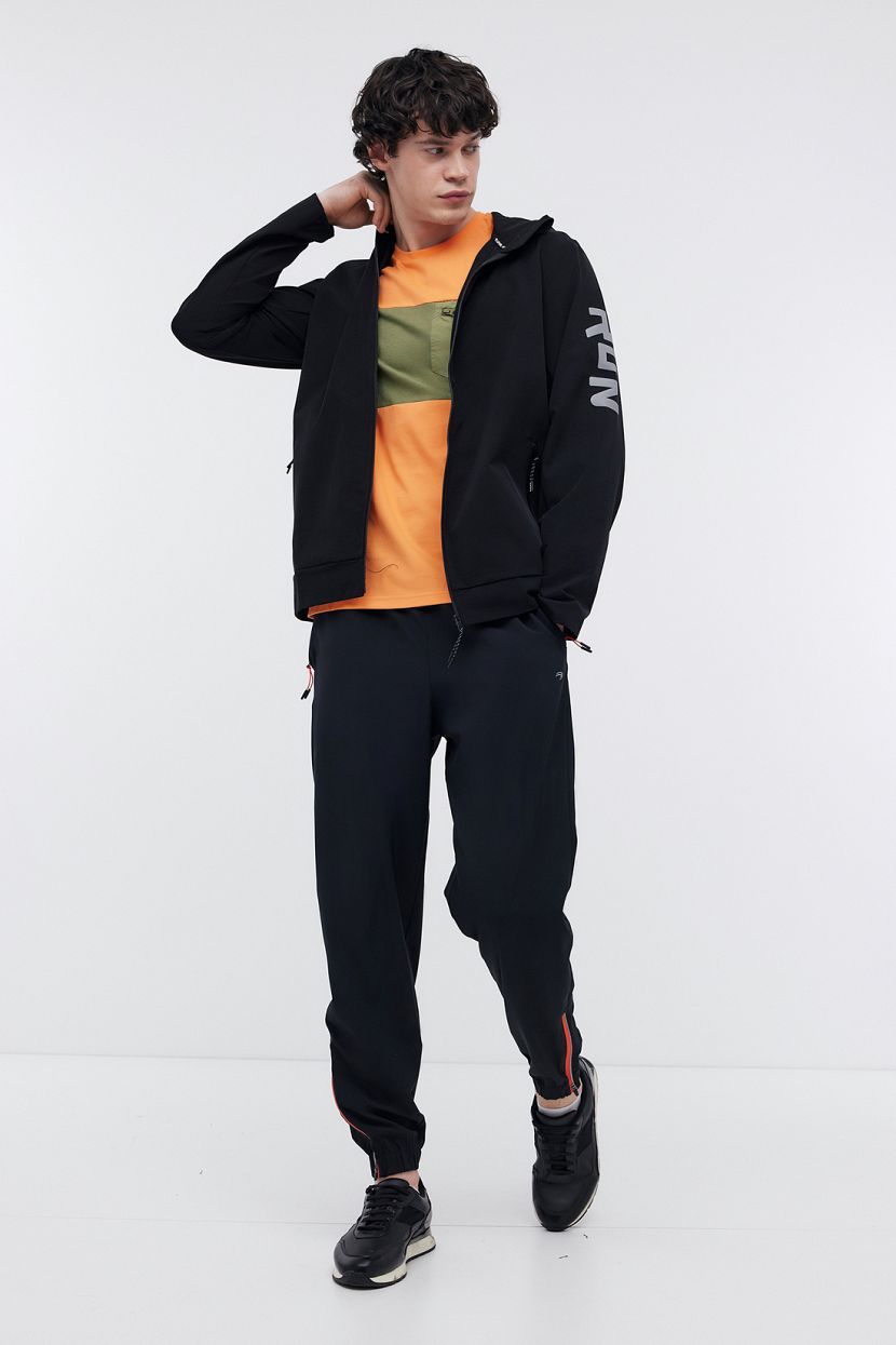 Куртка ветровка для активного отдыха (арт. BAON B6024020), размер M, цвет черный Куртка ветровка для активного отдыха (арт. BAON B6024020) - фото 2