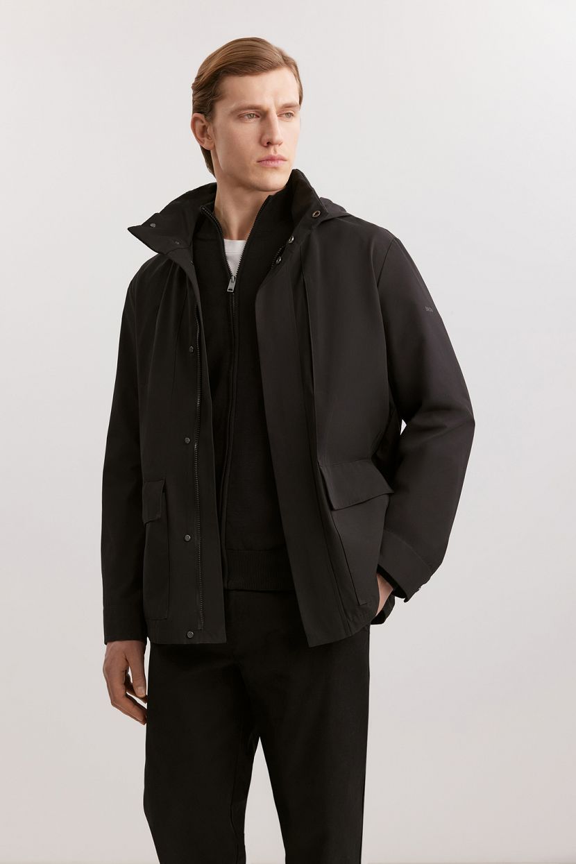 Удлиненная ветровка