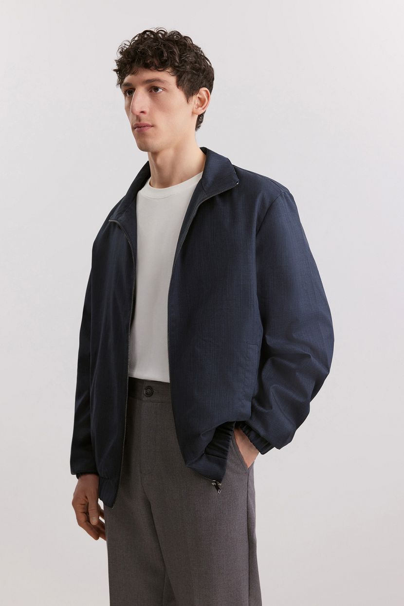 Ветровка без капюшона 3XL синий 5426₽