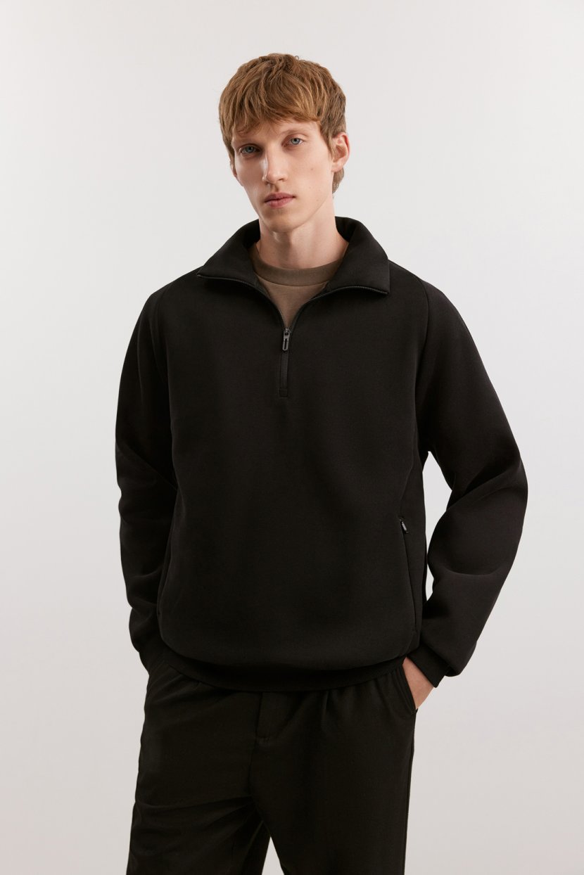 Толстовка из плотного двухслойного трикотажного полотна 5599₽