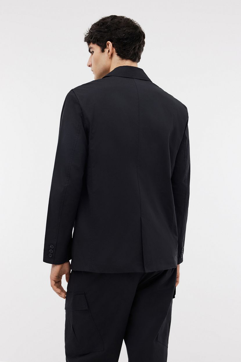 Однобортный пиджак с подкладкой на пуговицах  (арт. BAON B6224003), размер S, цвет черный Однобортный пиджак с подкладкой на пуговицах  (арт. BAON B6224003) - фото 3