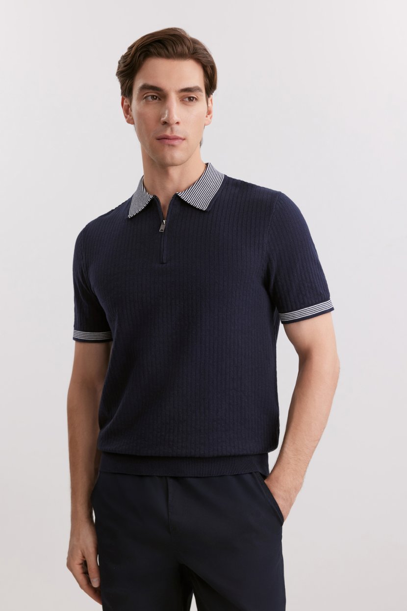 Джемпер-поло из хлопка