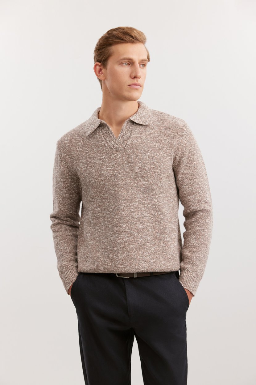 Джемпер из хлопка и вискозы 5599₽